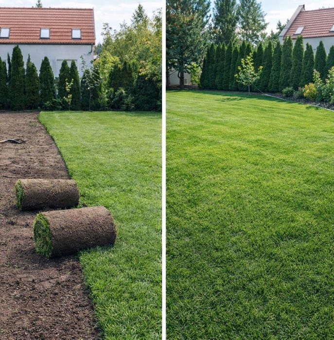 Usługi ogrodnicze, mini ładowarką, ciągnigiem, roboty ziemne