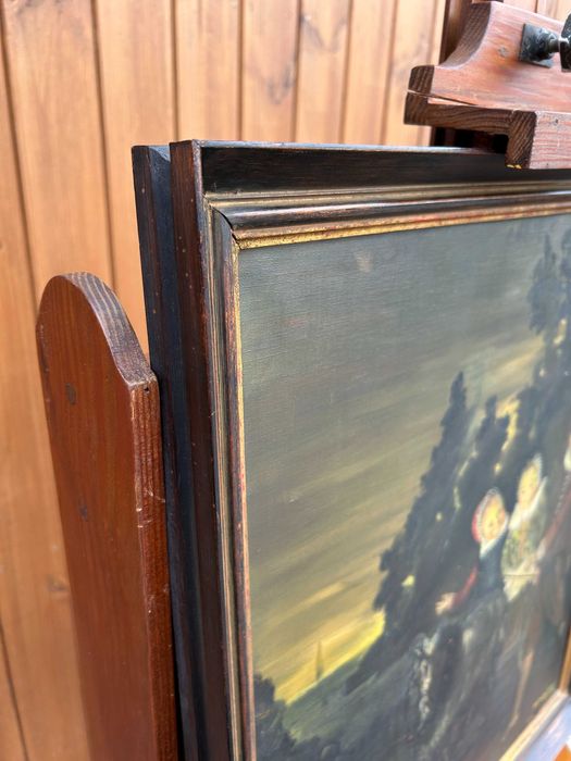 Obraz z dziećmi i koniem #9010 Stylowy Węgrów