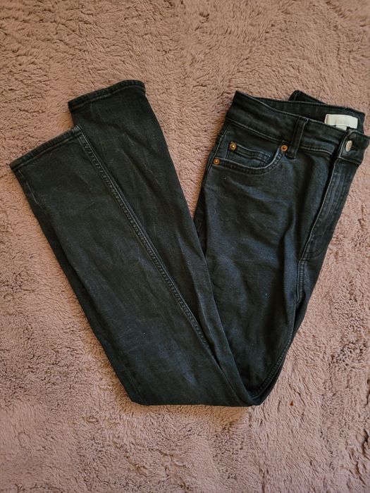 Jeansy czarne obcisłe