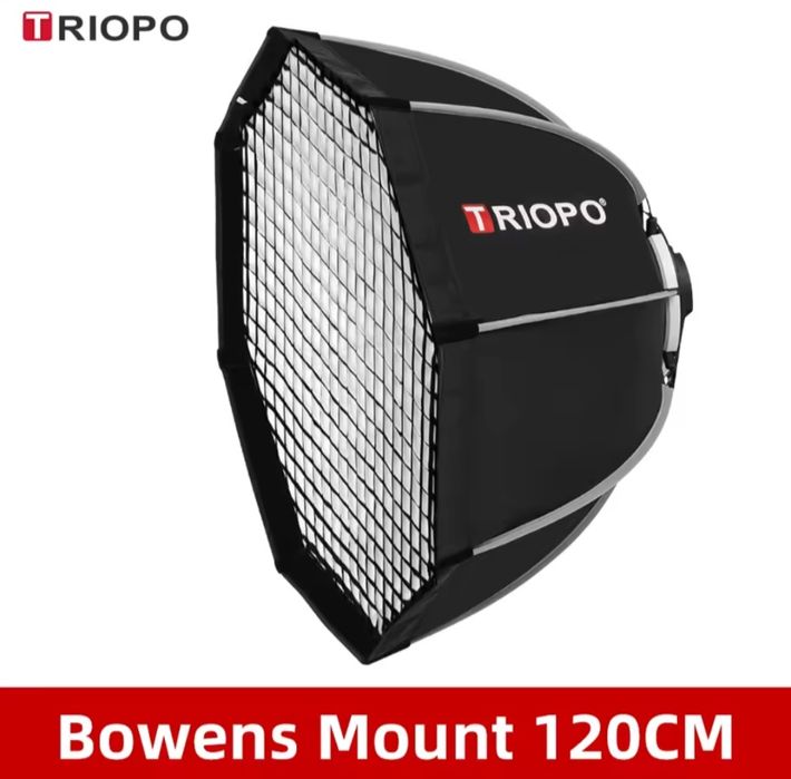 Новий октабокс Triopo 120 см під Bowens | софтбокс+соти
