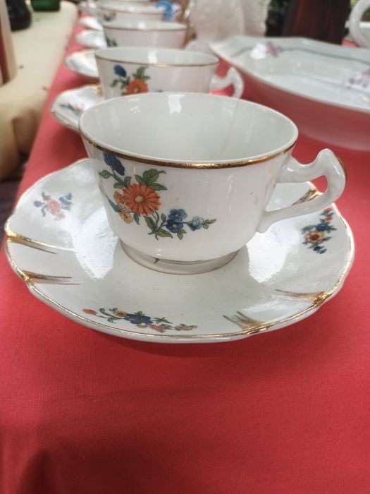 Chávenas de chá  em porcelana Coimbra