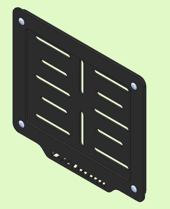 Ramka tablicy rejestracyjnej (inox 3mm, alu3mm)