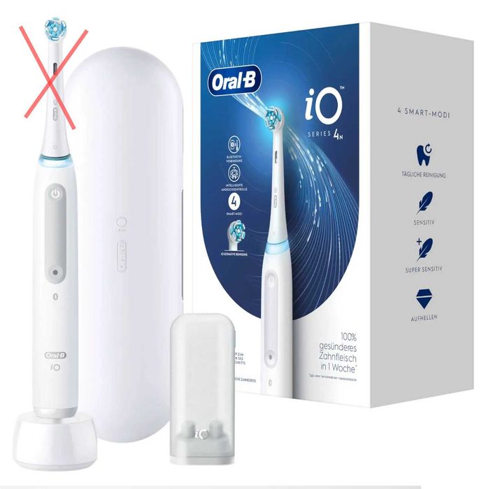 Oral-B iO 4 White szczoteczka elektryczna magnetyczna biała