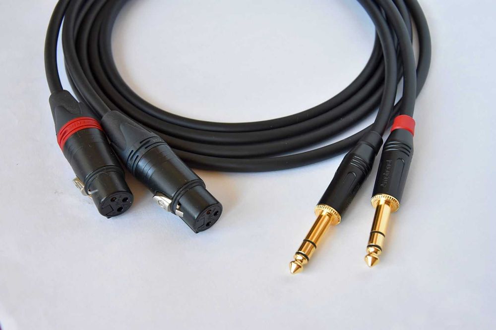 Interkonekt TRS XLR MOGAMI 2534 Amphenol Neutrik Topping 2549