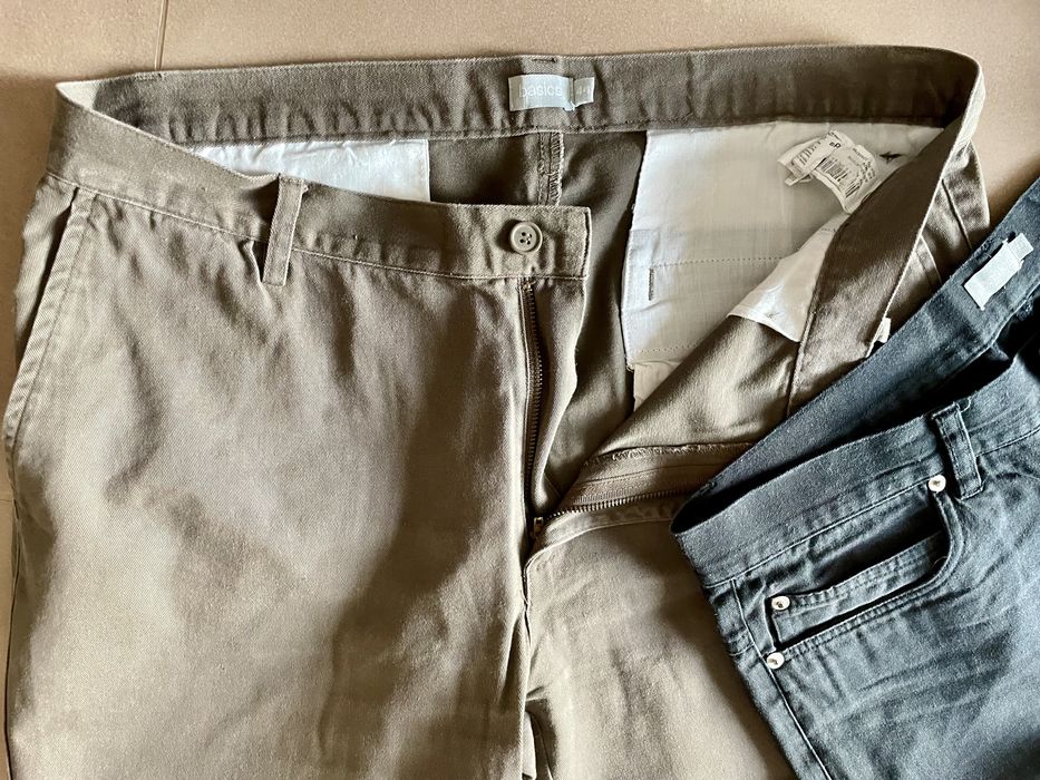 Calcas Springfield cinzentas e castanhas n44