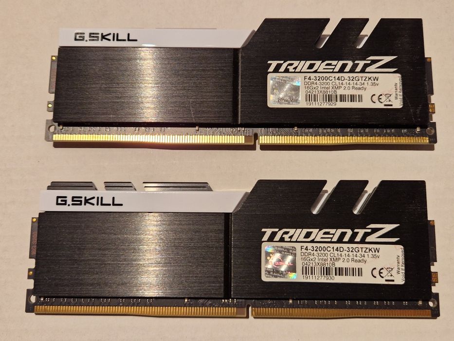 G.SKILL TridentZ DDR4 32GB 3200MHz CL14