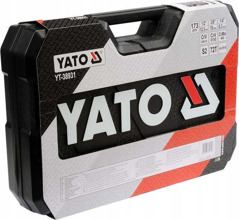 Набор инструментов YATO YT-38931 173 ел с трещоткой YATO