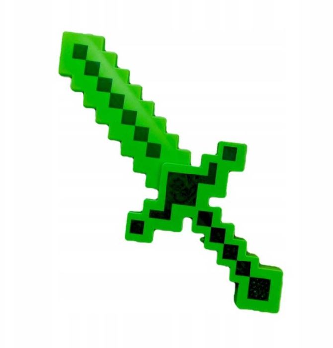 MIECZ Diamentowy jak Minecraft LED DZWIĘK zabawka ŚWIECĄCY GRAJ