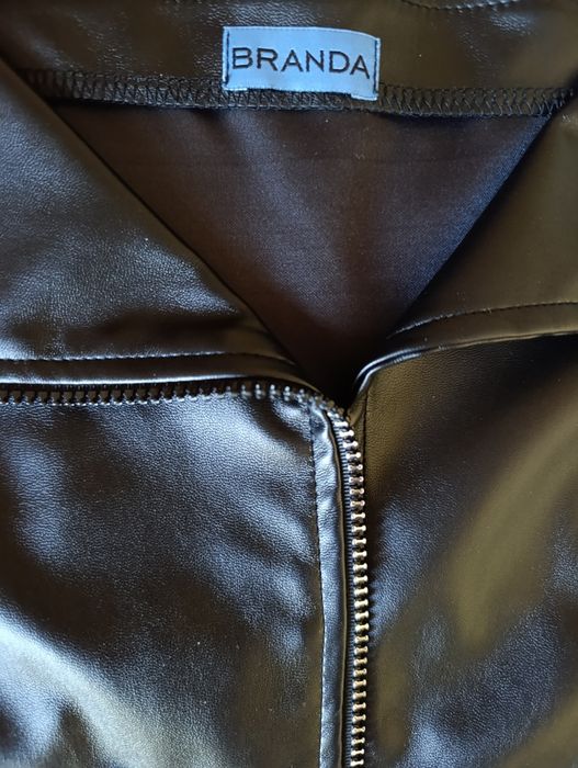 Стильний сарафан з екошкіри branda