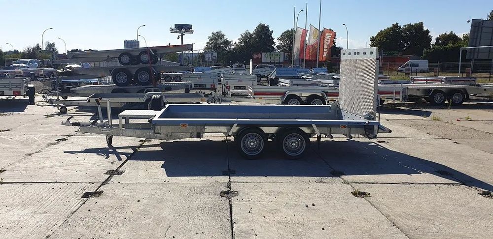 TEMARED BUILDER 3 3516 3T  przyczepa pod minikoparkę laweta 2 osiowa 350x160 DMC: 3000 KG HIT