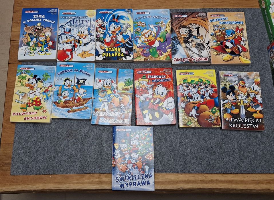 Cała Seria Kaczor Donald Komiksy Disney Gigant Polecam Rocznik 2014