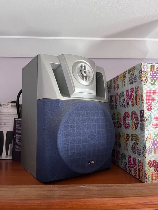 aparelhagem vintage JVC c/comando e colunas