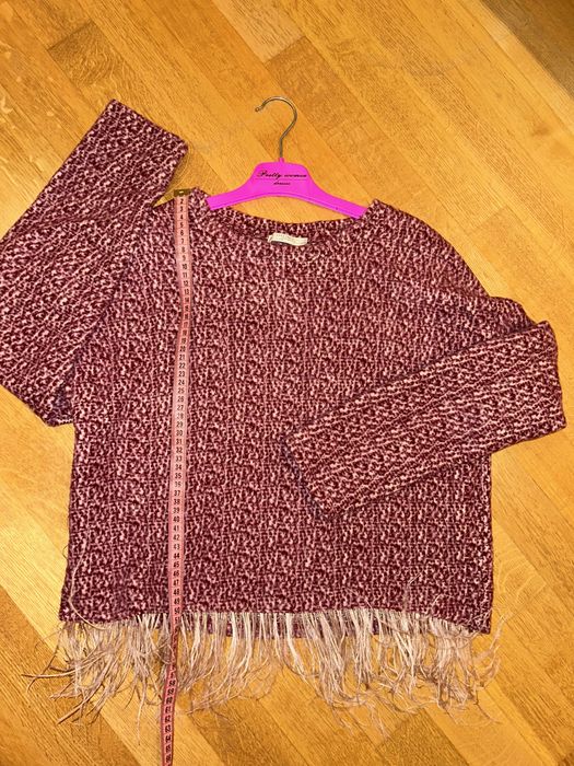 Zara S / M Пірʼя светр кофта