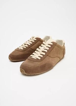 шкіряні кросівки ZARA 37 розмір