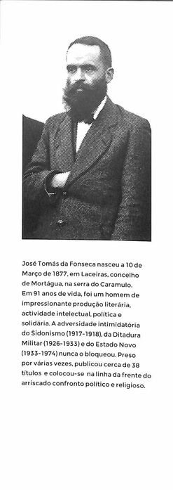 "Religião, República, Educação: Antologia" de Tomás da Fonseca [Novo]