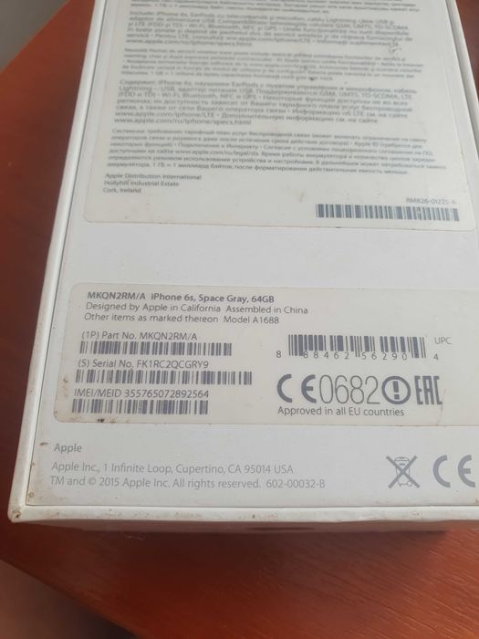 Iphone 6s, 64Gb на запчасти