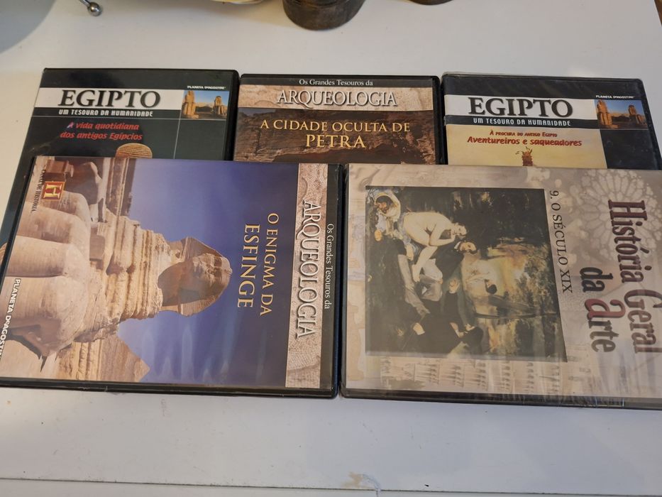 Coleção 30 dvds do egipto