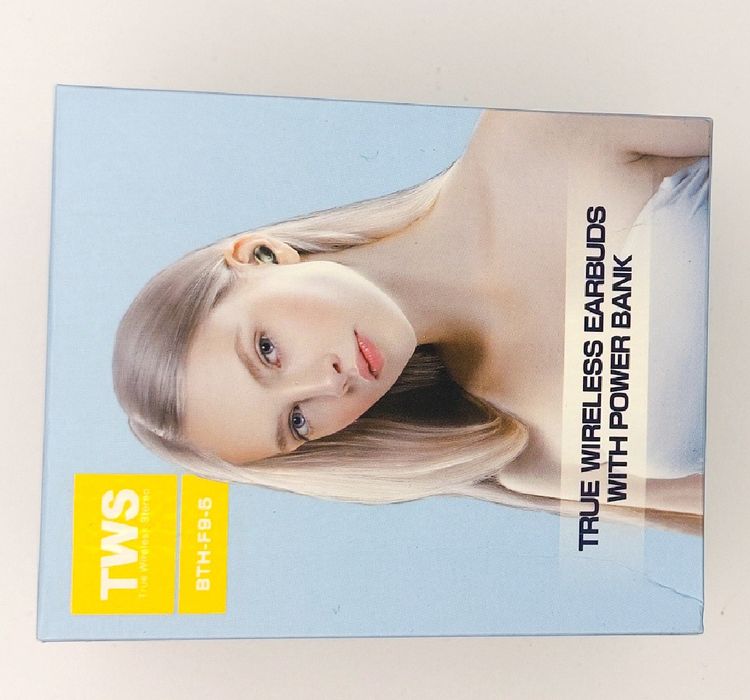 Słuchawki Bezprzewodowe Bluetooth 3 rodzaje nakładek + Powerbank Model