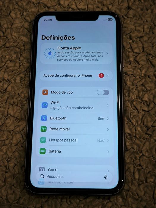 iPhone 11 desbloqueado impecável