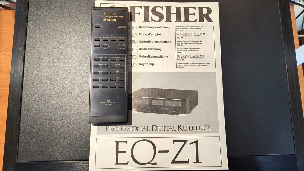 Korektor graficzny Fisher EQ Z1 Unikat pilot instrukcja