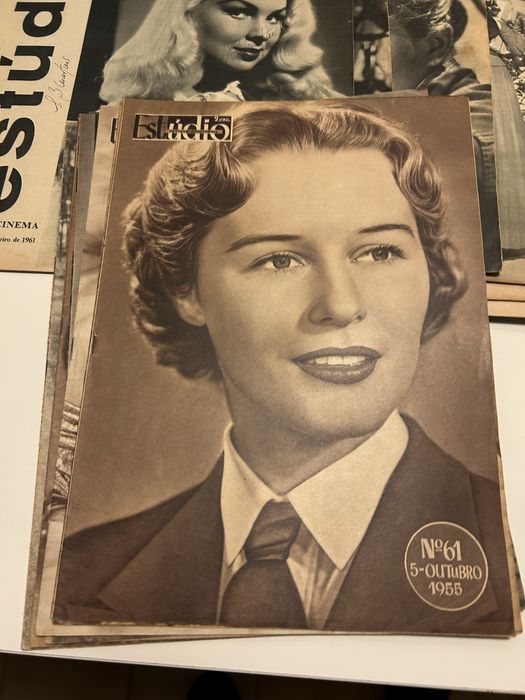 Estúdio revistas de cinema anos 50