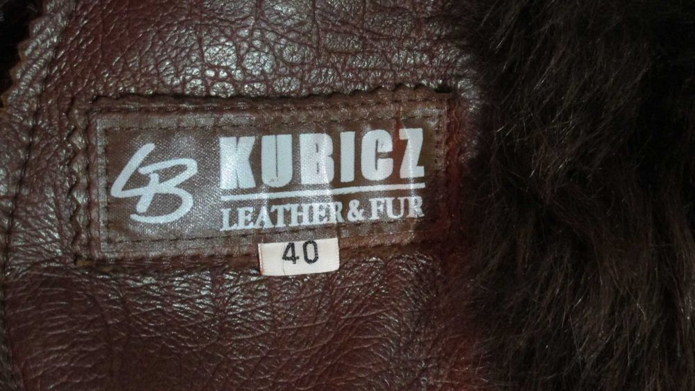Skórzany płaszcz kożuchowy - firma kubicz
