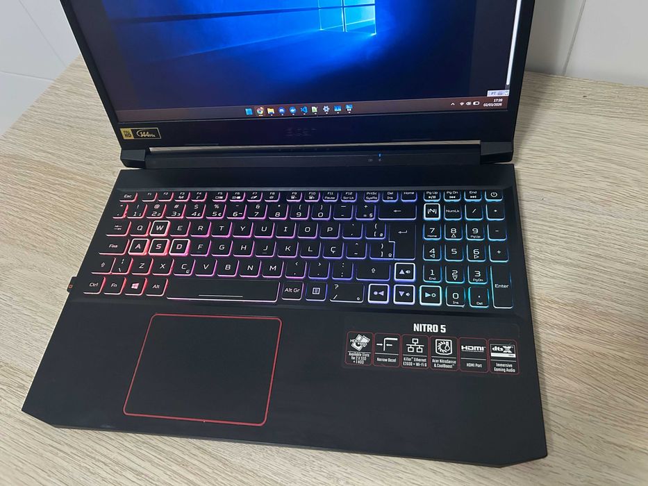Portátil Gaming Acer Nitro 5 i7 10ª Gen 16GB RAM Windows 11  15.6"