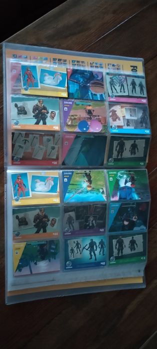 Arquivador + 144 cartas Fortnite serie 1