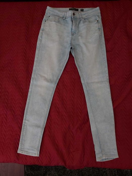 calças bershka super skinny fit 40