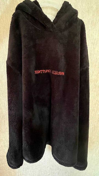 plush hoodie shattered illusion (плюшева кофта худі)