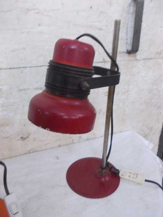 Stare lampki na biurko PRL bauhaus vintage