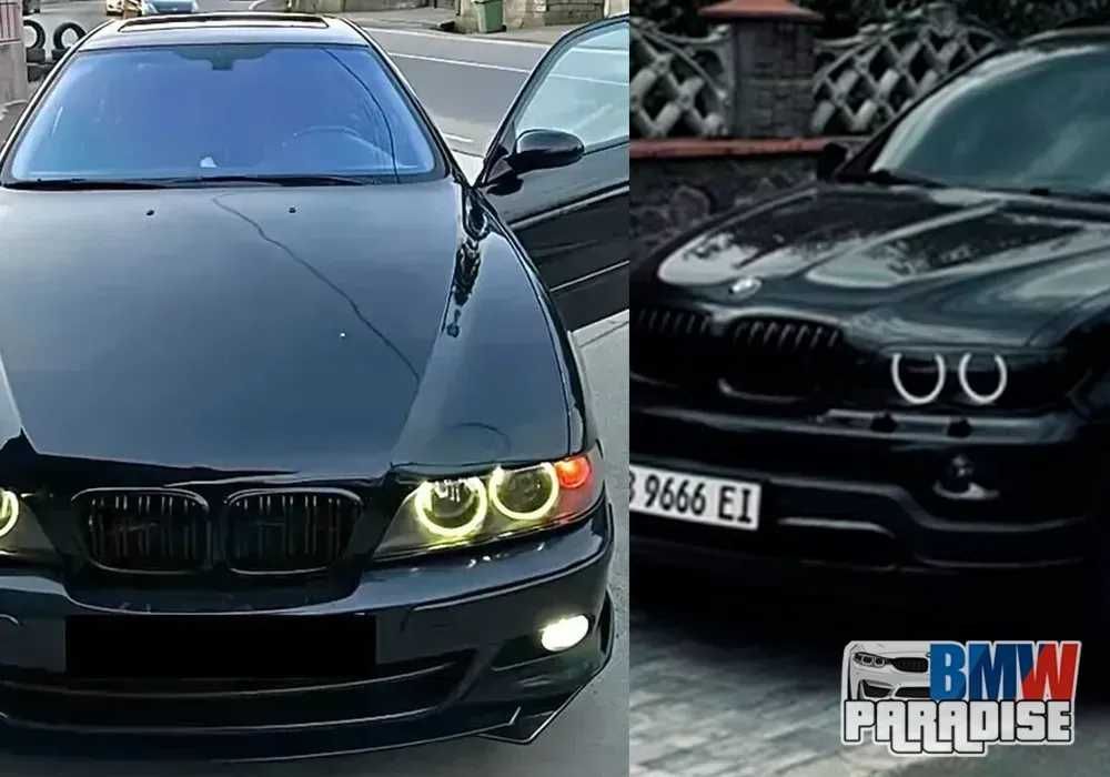 ДЕШЕВЛЕ НЕТ! Двойная решетка радиатора М-стиль BMW E53 Дорест/РЕСТ