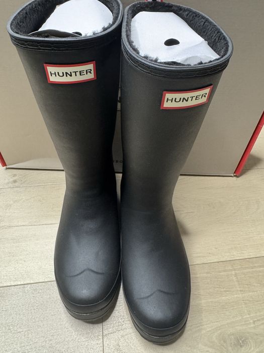 Hunter nowe kalosze ocieplane 40/41 czarne