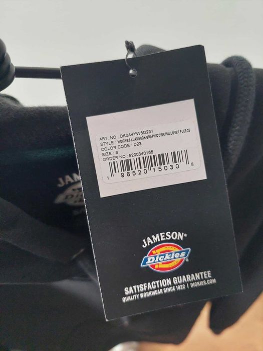 Bluza Dickies x Jameson — czarna, Limitowana Edycja! (Rozmiar S)