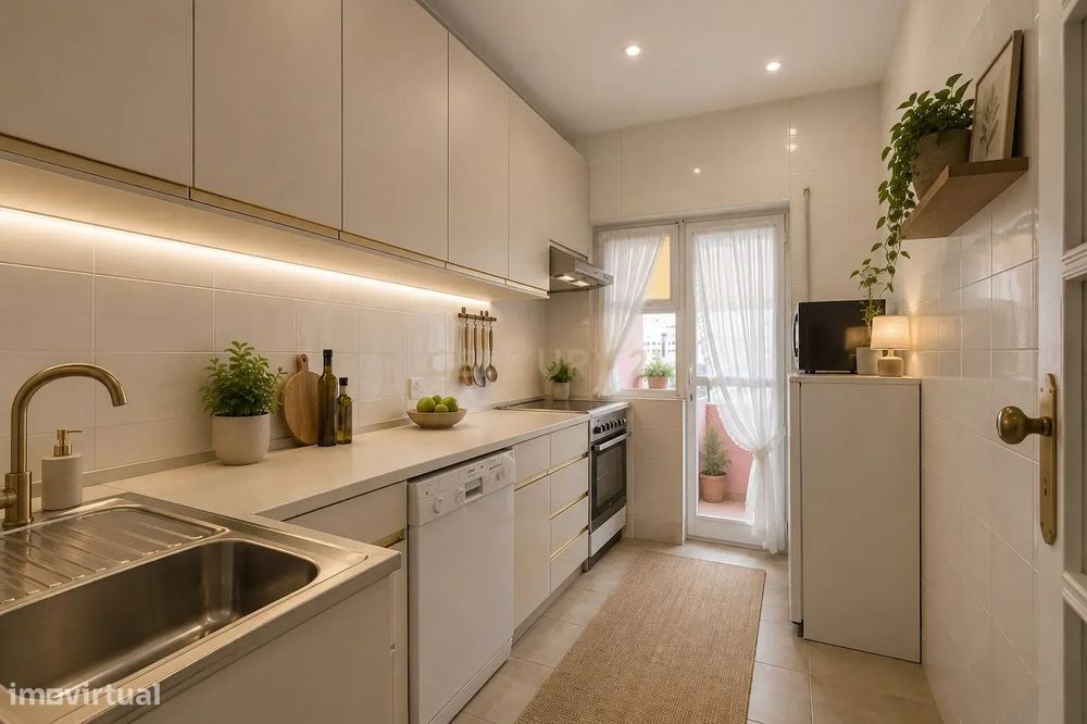 Apartamento T1+1  para Arrendamento, com 2 casas de banho no Bonfim, P
