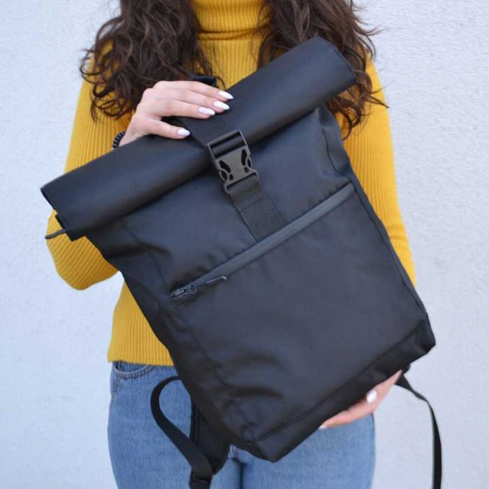Рюкзак Rolltop чоловічий жіночий ролтоп для ноутбука навчання подорожей стильний та практичний Roltop рюкзак для міста і міських походів туризму