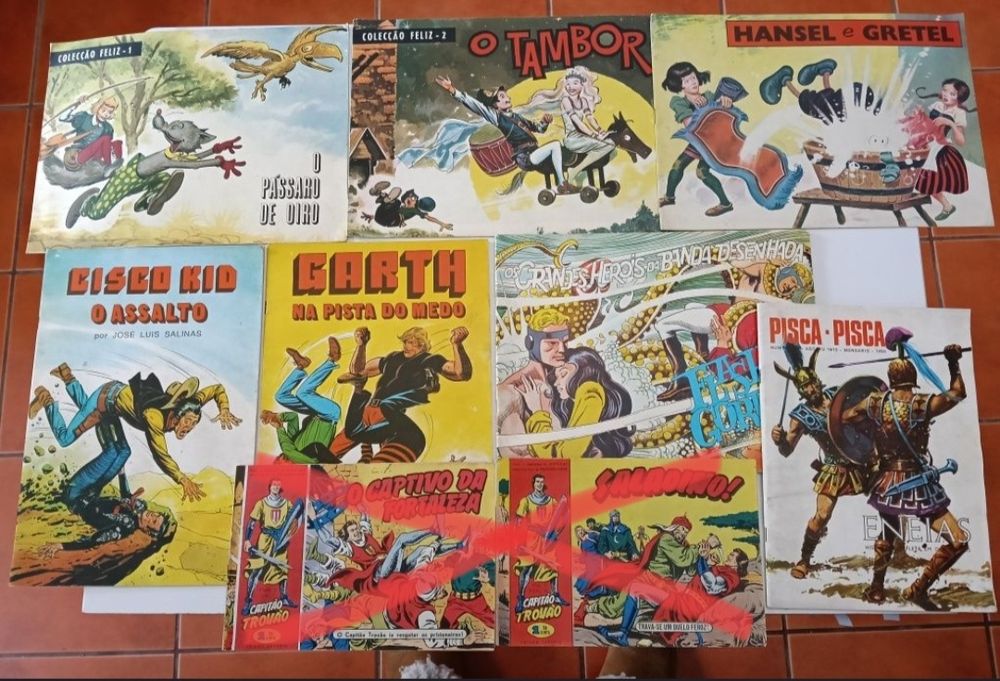 36 Livros  Comix, Col. Modernos Banda D., Desporto e Aven