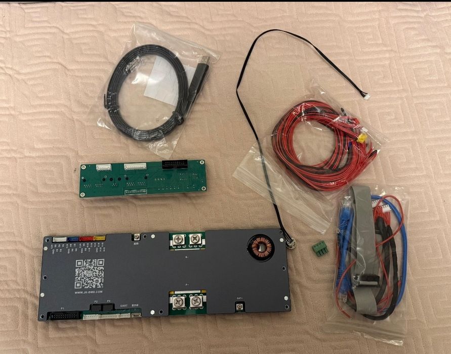Инверторная БМС JK BMS V19 JK-PB2A16S20P + LCD 4.3  + кабель