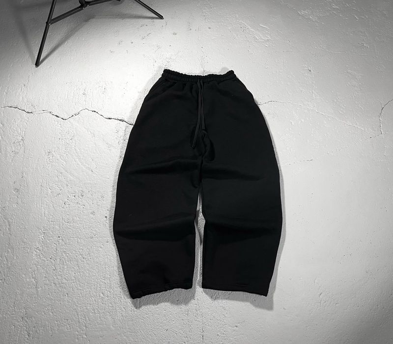 Широкі чорні штани спортивки BAGGY SWEATPANTS широкие штаны бегги