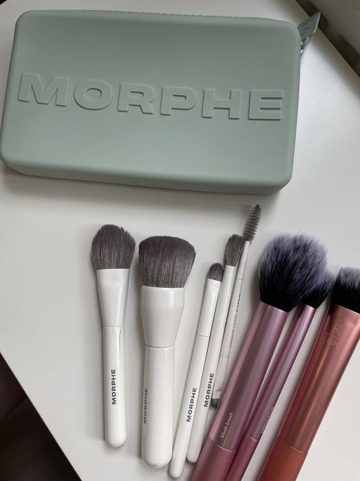 Zestaw pędzli Morphe i Real Techinques