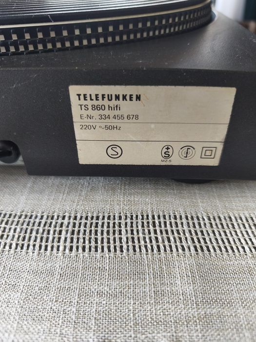 Gramofon Telefunken TS860
