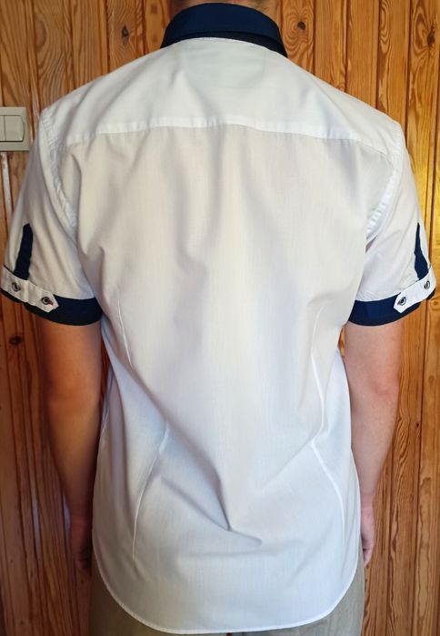 Koszula biała slim fit M   MODELY