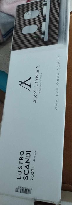 Lustra owalne złote miedziane