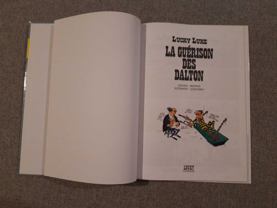 BD Lucky Luke "La gúérisson des Dalton"