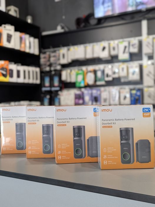 WiFi Imou акумуляторний домофон дверний дзвінок 5000 mAh 4МП Dahua