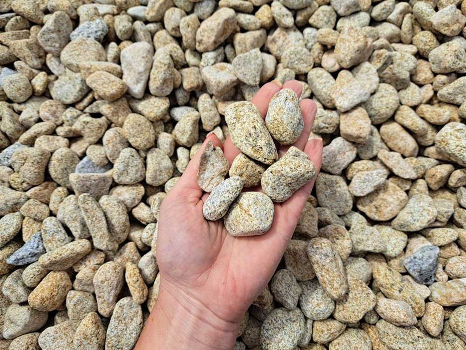 otoczaki żółte granitowe ogrodowe wyprzedaż