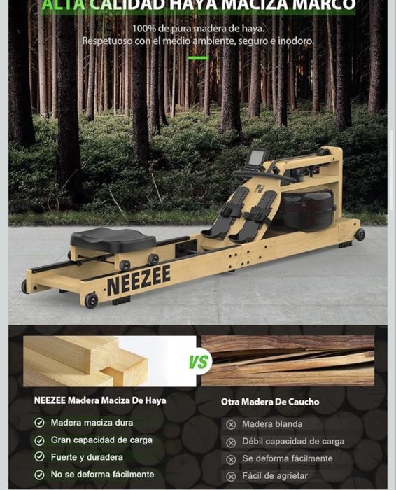 Maquina remo dobravel com Bluetooth Neezee