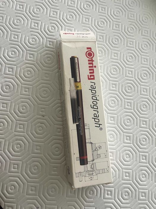 Caneta Rotring Rapidograph 0,18mm