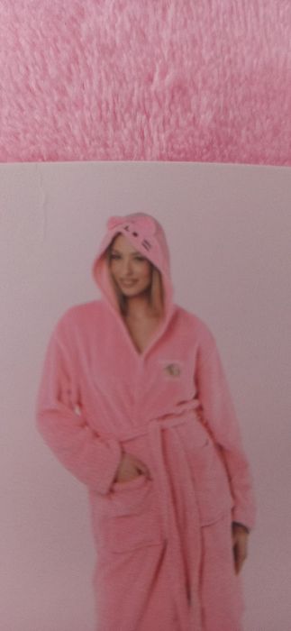 Nowy szlafrok damski pusheen L/XL różowy