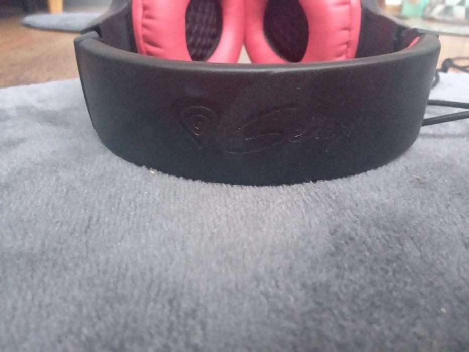 Słuchawki GENESIS Argon 200 Czarno-czerwony